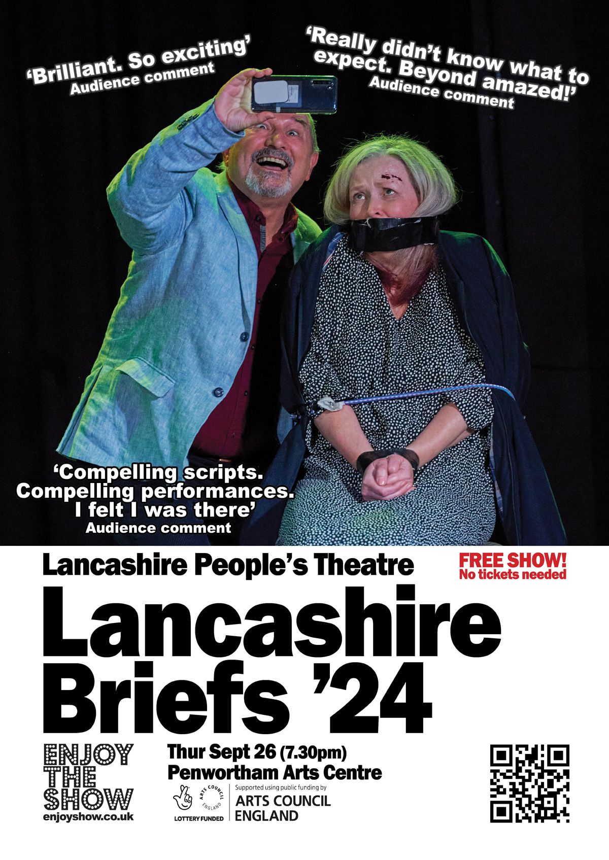 PENWORTHAM: Lancashire People\u2019s Theatre: Lancashire Briefs \u201924 THEATRE