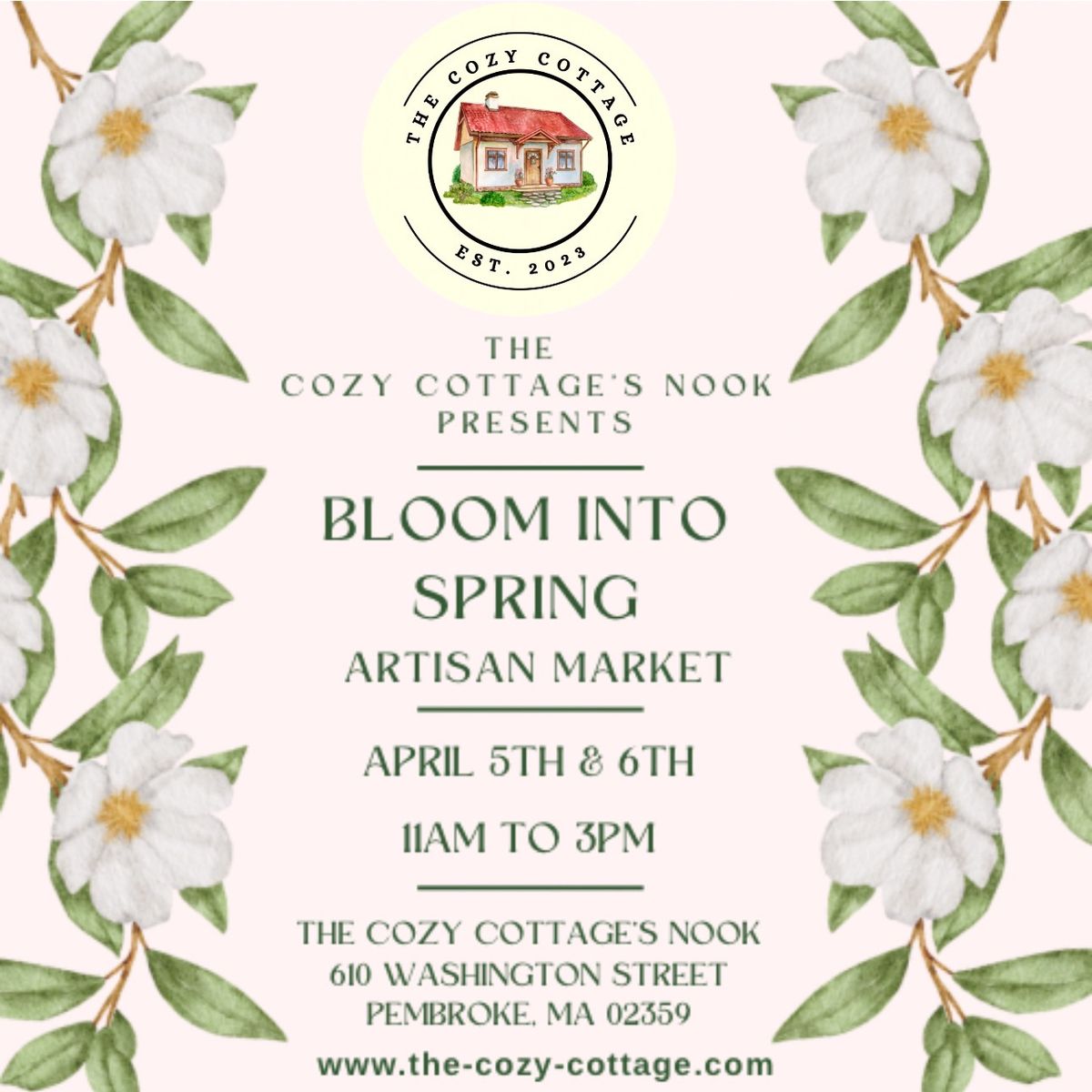 \ud83c\udf3cBloom into Spring Artisan Market at The Cozy Cottage\u2019s Nook\ud83c\udf3c 