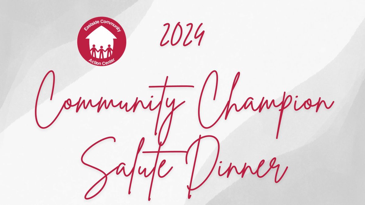 2024 Community Champion Salute Dinner