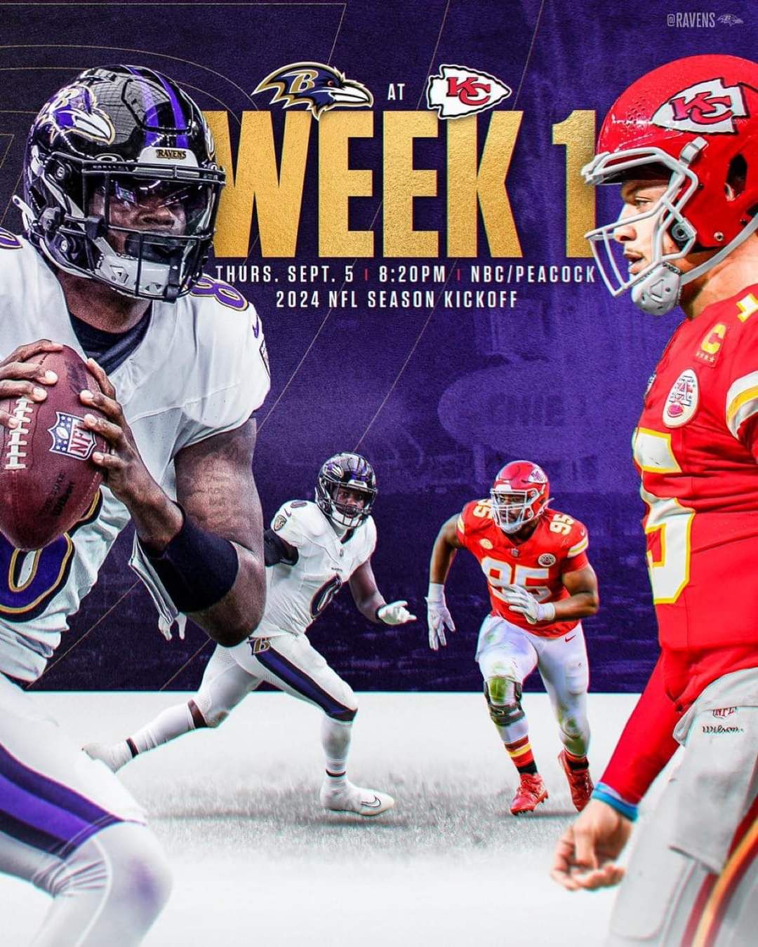 Ravens @ Chiefs!  Thursday Night Season Opener!