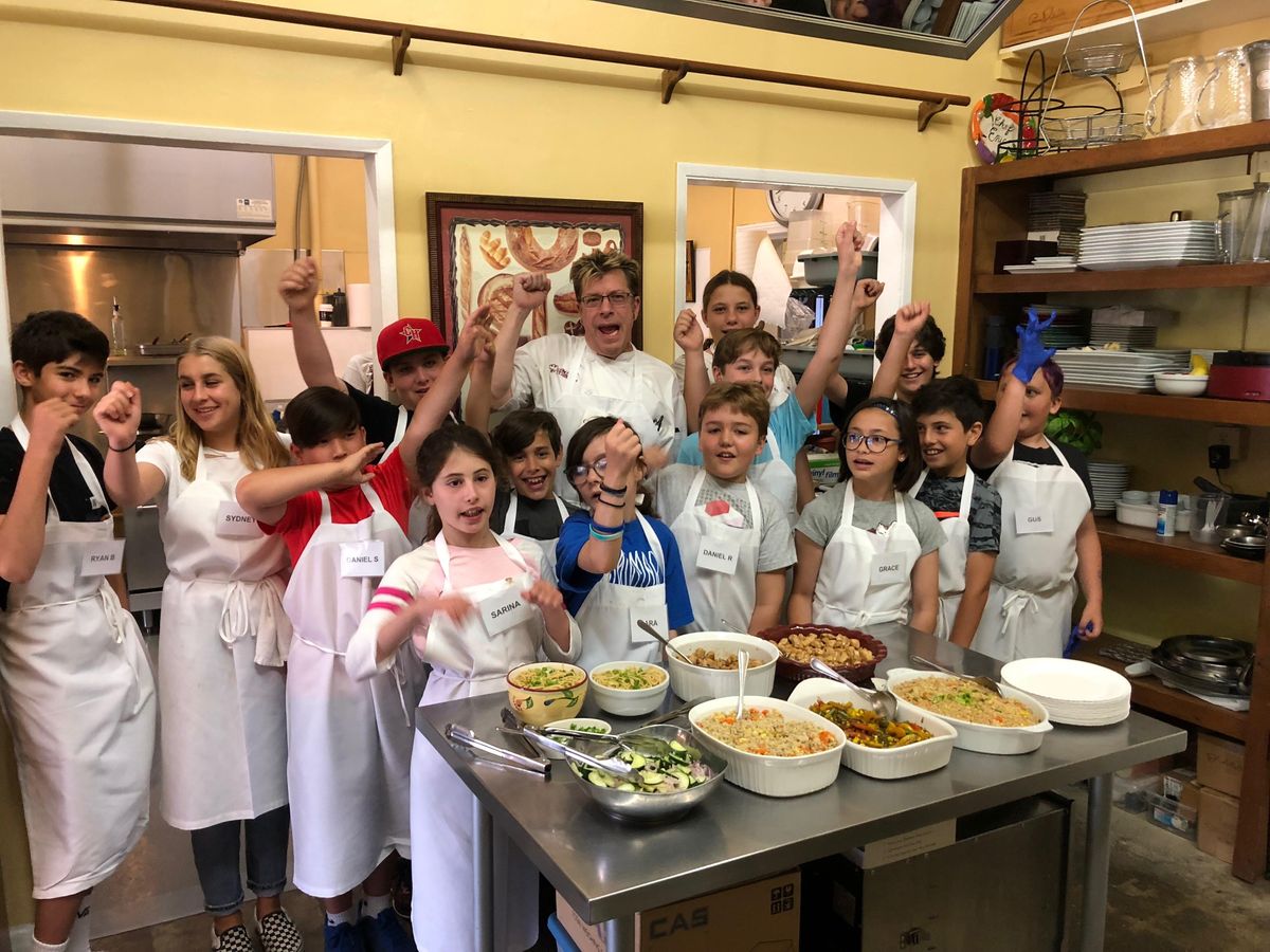 Kids LIVE Cooking Camp  #3-Mon-Thurs- July 12-15, 2021--2pm-4:30pm
