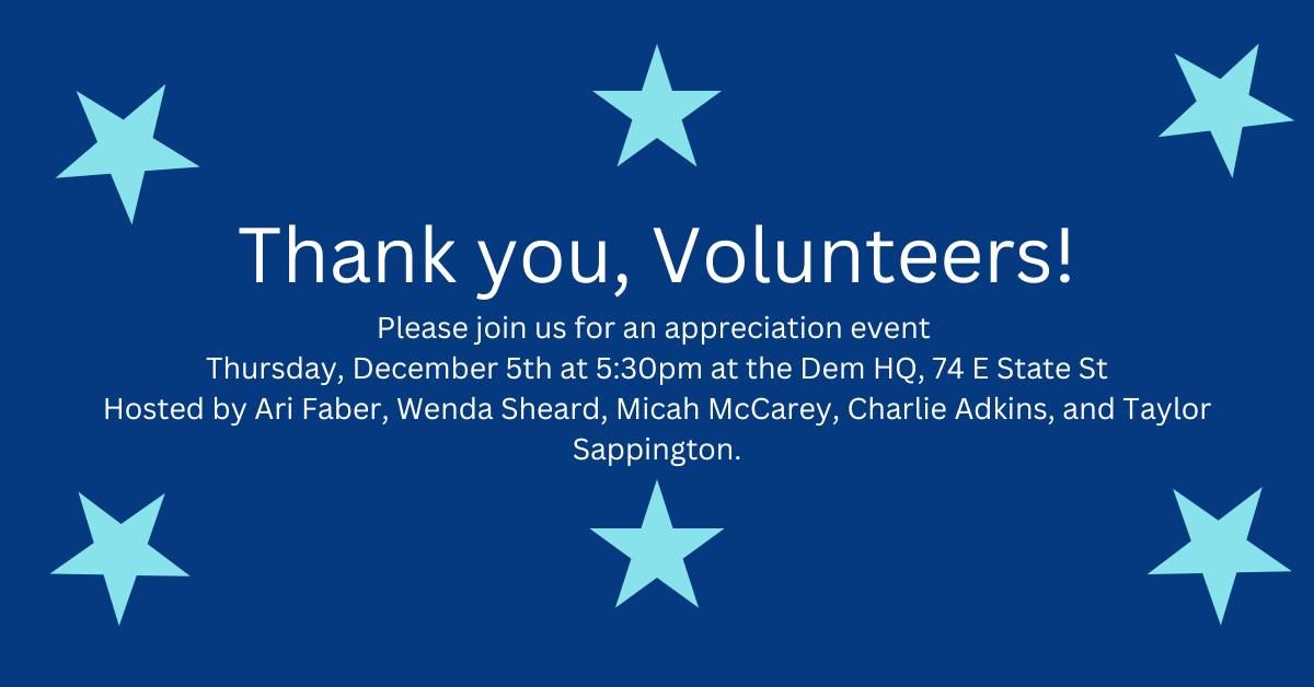 Volunteer Appreciation Event