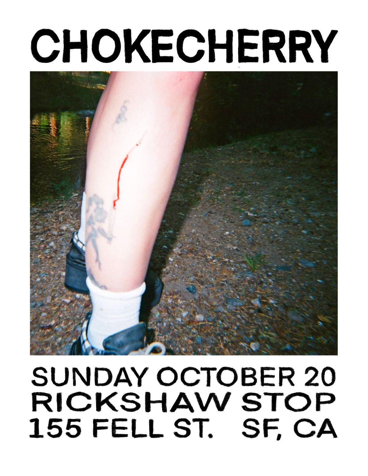 CHOKECHERRY with Pure Hex + MX LONELY + Horrhaus at Rickshaw Stop 