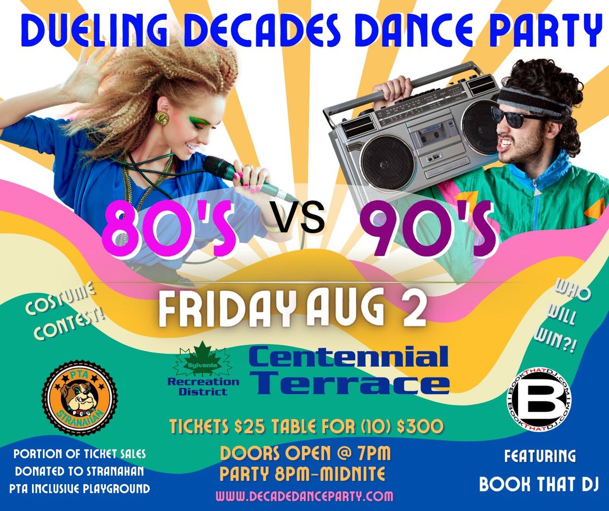 Dueling Decades Dance Party - 80s VS 90s  21& UP ONLY