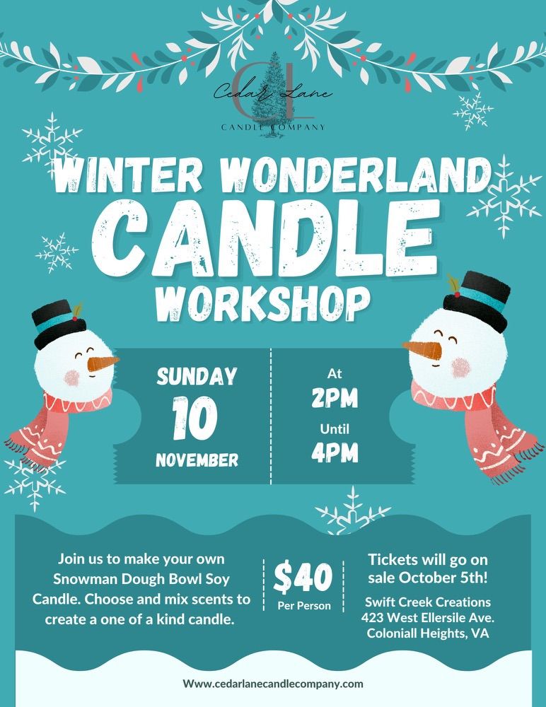 Winter Wonderland Candle Workshop