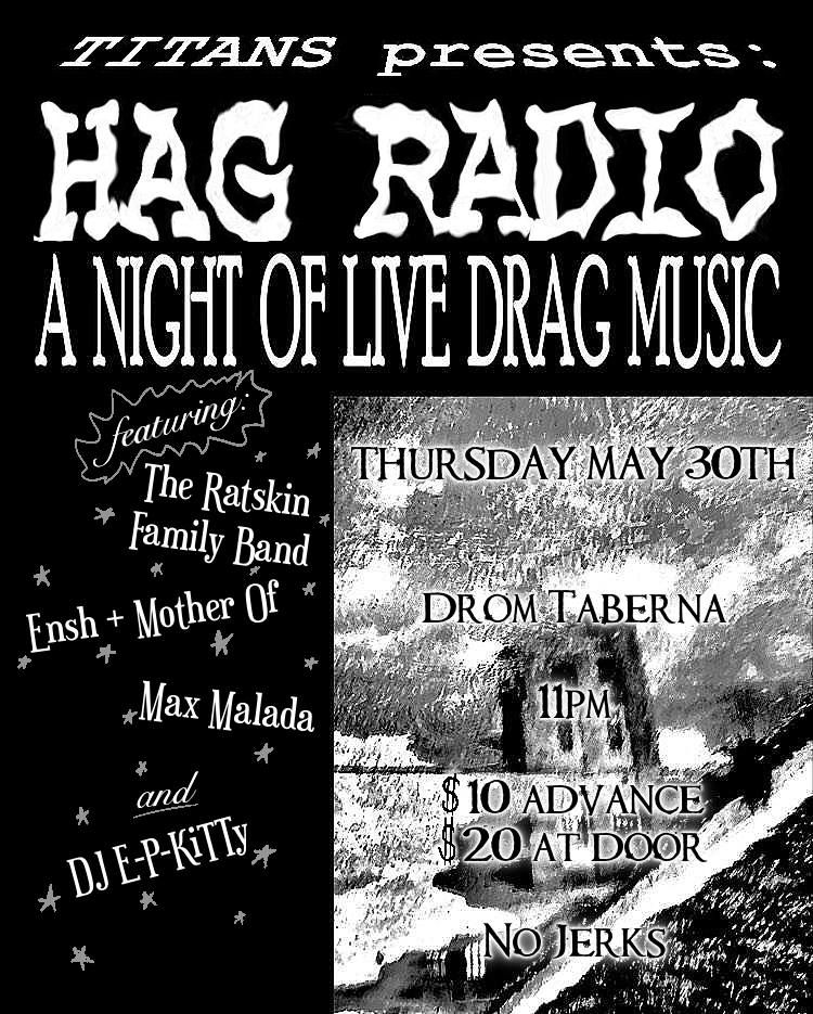 HAG RADIO: A Night Of Live Drag Music