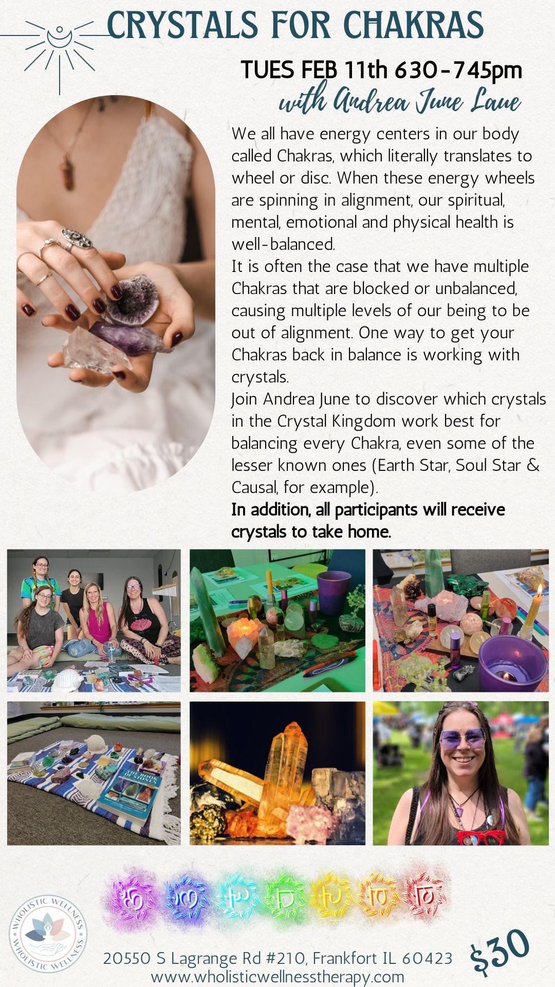 Crystals for Chakras with Andrea