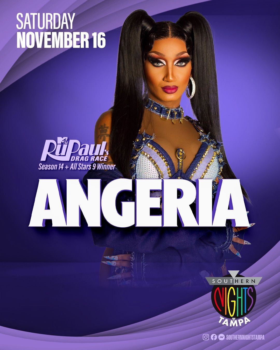 11.16.2024 ANGERIA from RuPaul by Drag Race S14 & AS 9 Winner