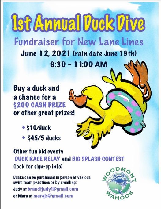 Duck Dive 2021 Fundraiser for lane lines!!!