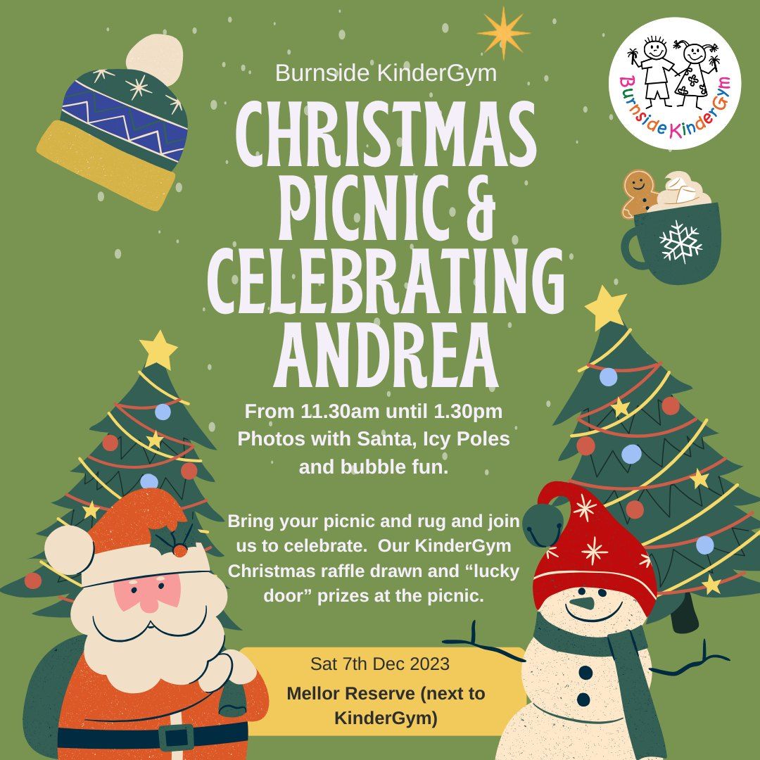 Burnside KinderGym Christmas Picnic in the Park