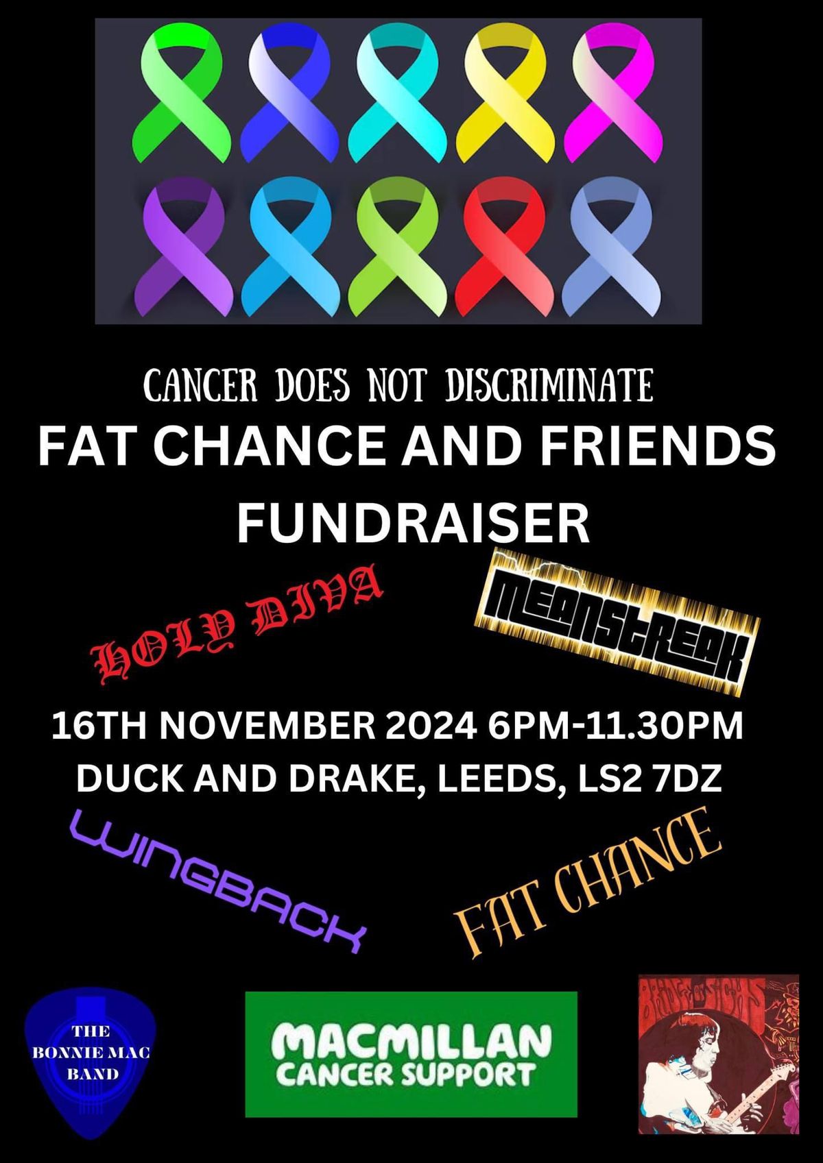 FAT CHANCE and Friends Macmillan Cancer Support Fundraiser