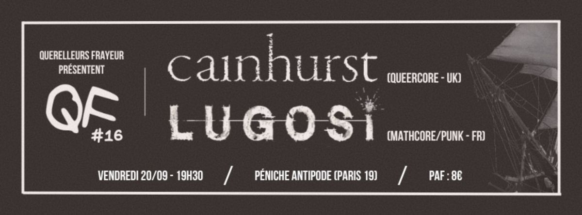 QF#16 : CAINHURST, LUGOSI