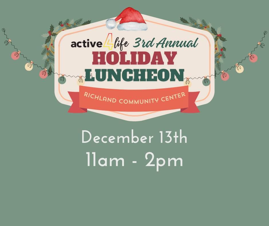 3rd Annual Holiday Luncheon & BINGO