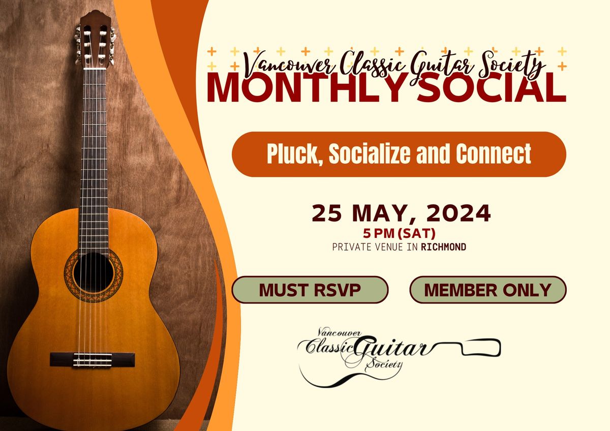 VCGS Monthly Social - 2024 May