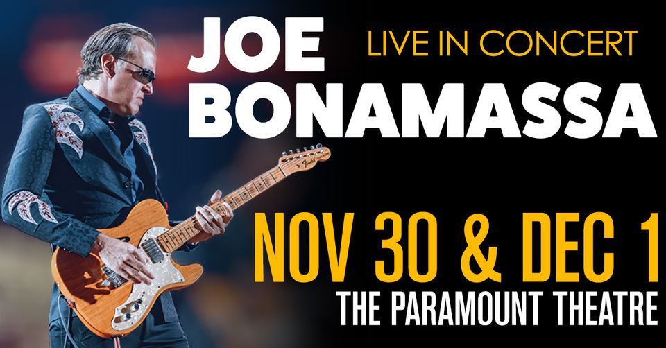 Joe Bonamassa - Live in Seattle, WA - 12.01.2022