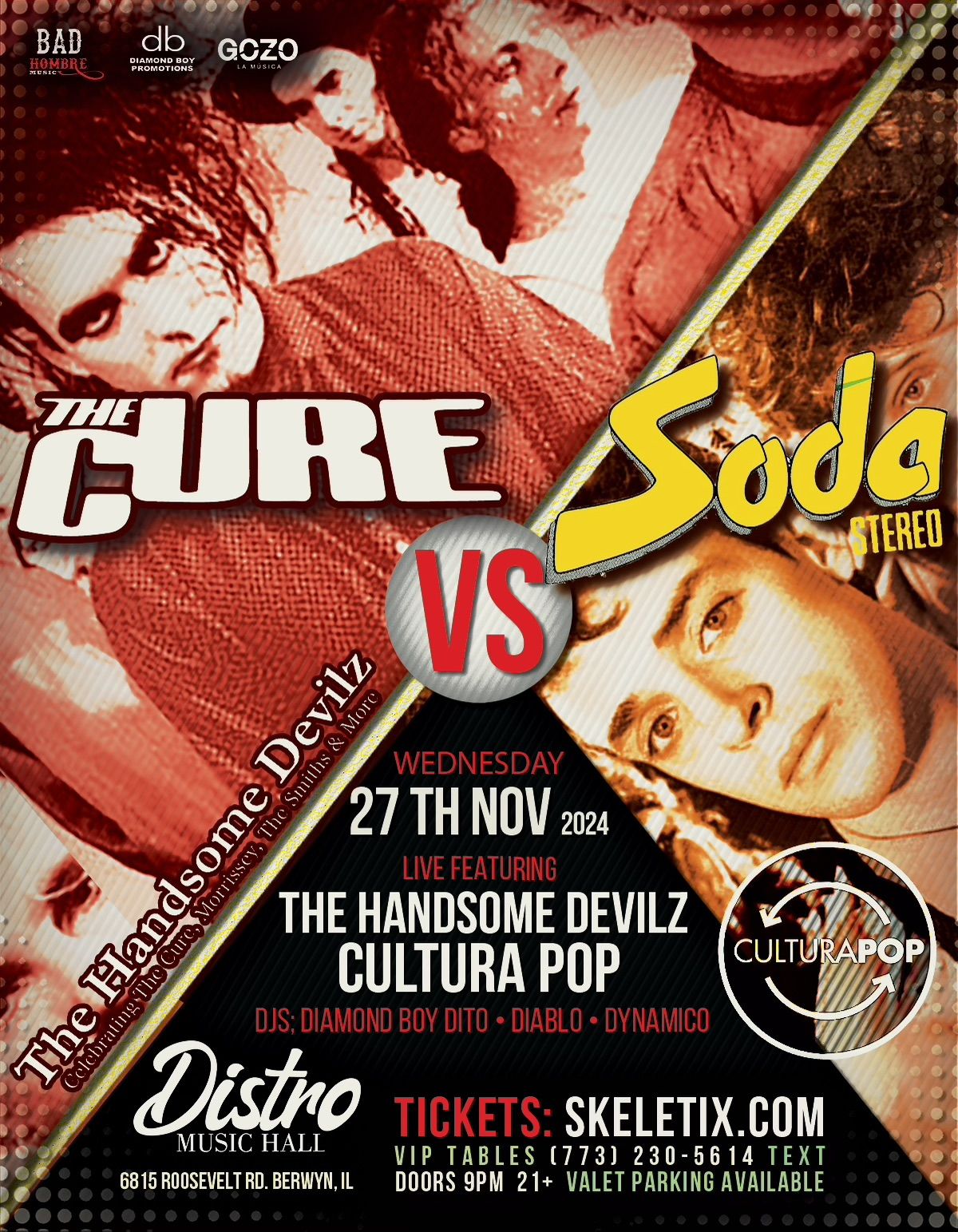 Black Wednesday The Cure VS Soda Stereo