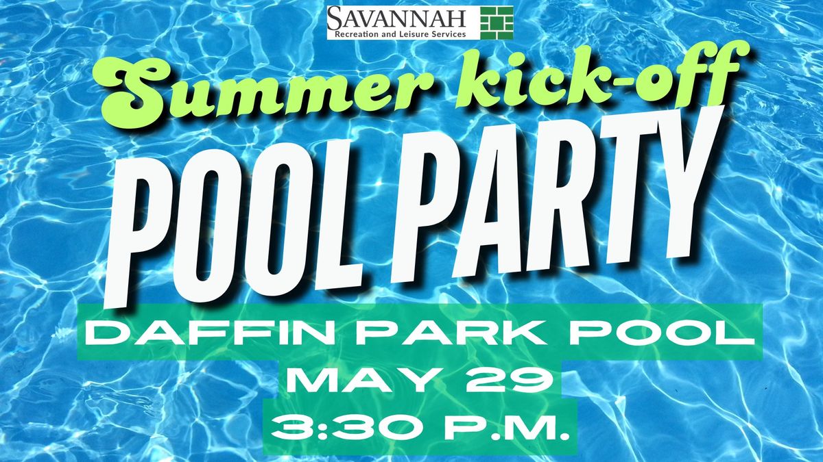 Summer Kick-Off Pool Party