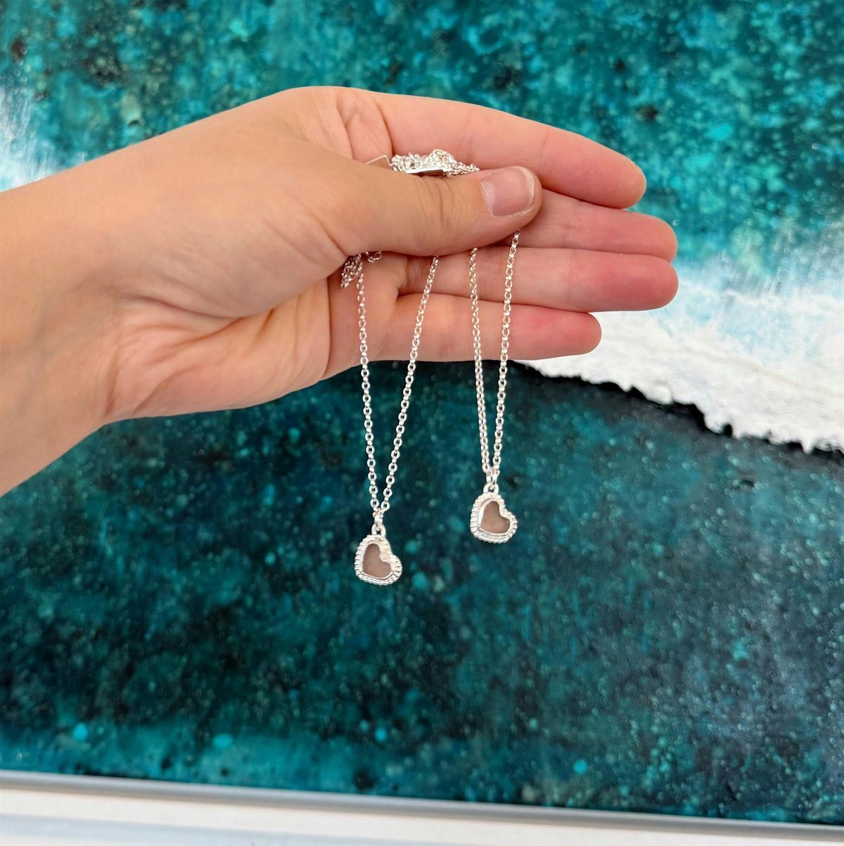 Mothers Day Special - 'Cut from the same sea glass' - Jewellery Workshop