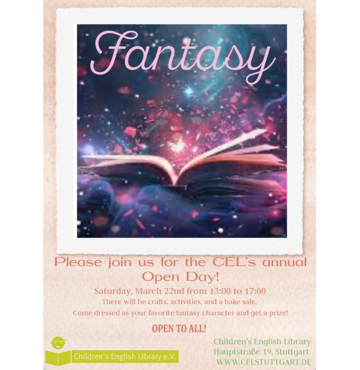 Fantasy Themed Open Day