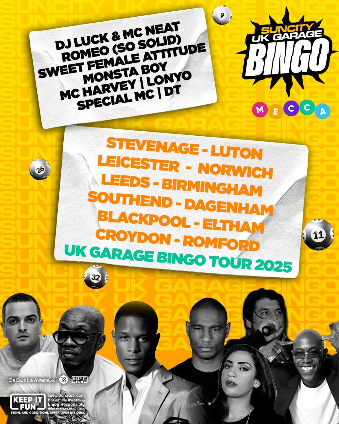 UK GARAGE BINGO in Luton | BABY CAKES LIVE &amp; SPECIAL MC 'JOY' PA