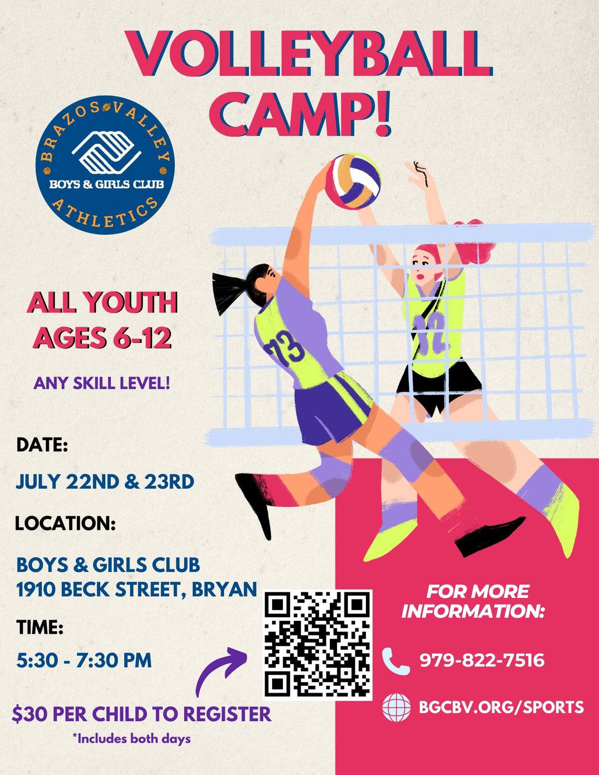 Summer Volleyball Camp