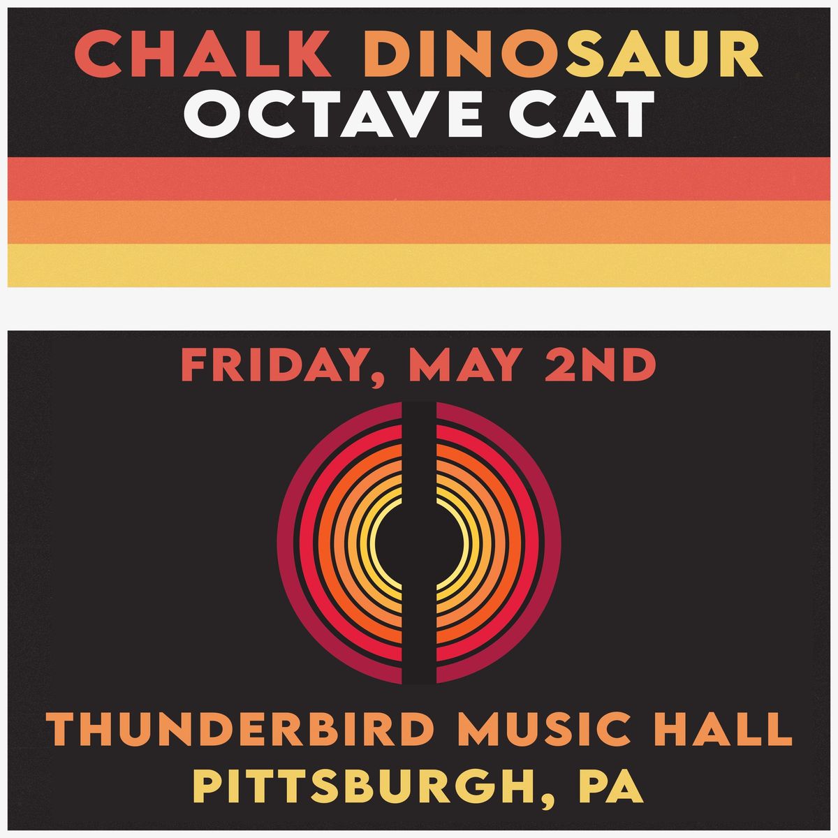 Chalk Dinosaur & Octave Cat