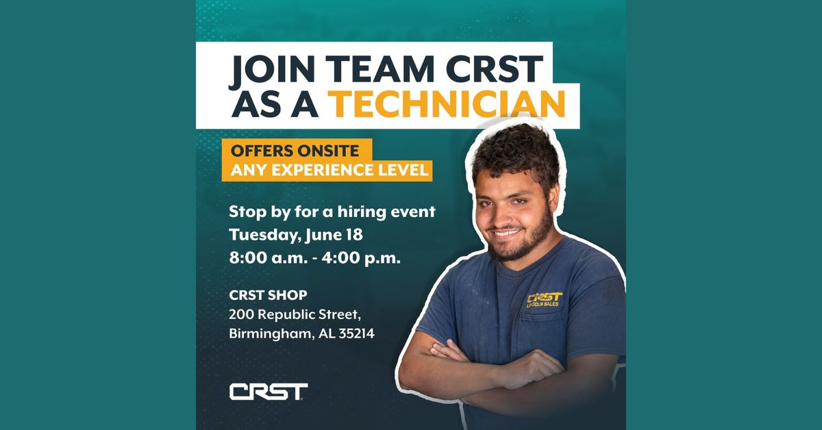 Technician Hiring Event in Birmingham, AL