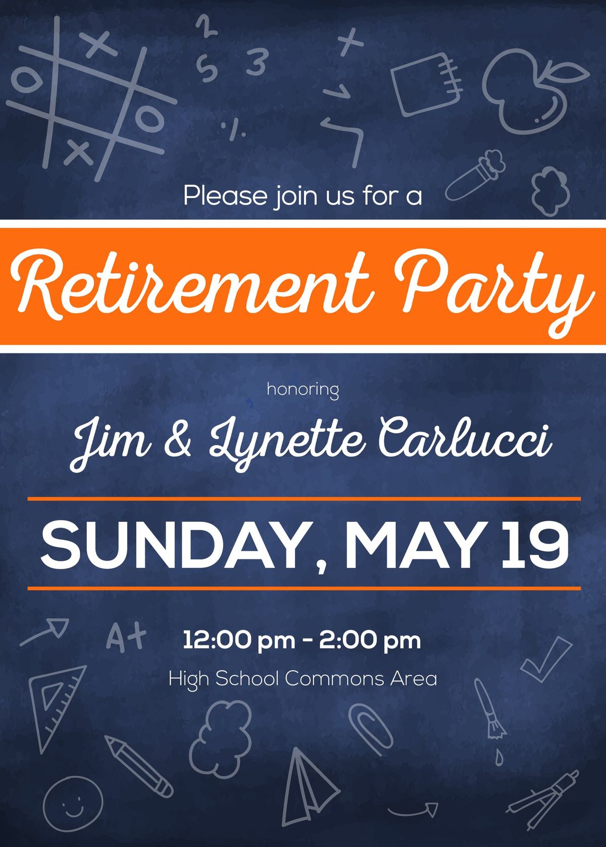 Retirement Celebration for Jim and Lynette Carlucci