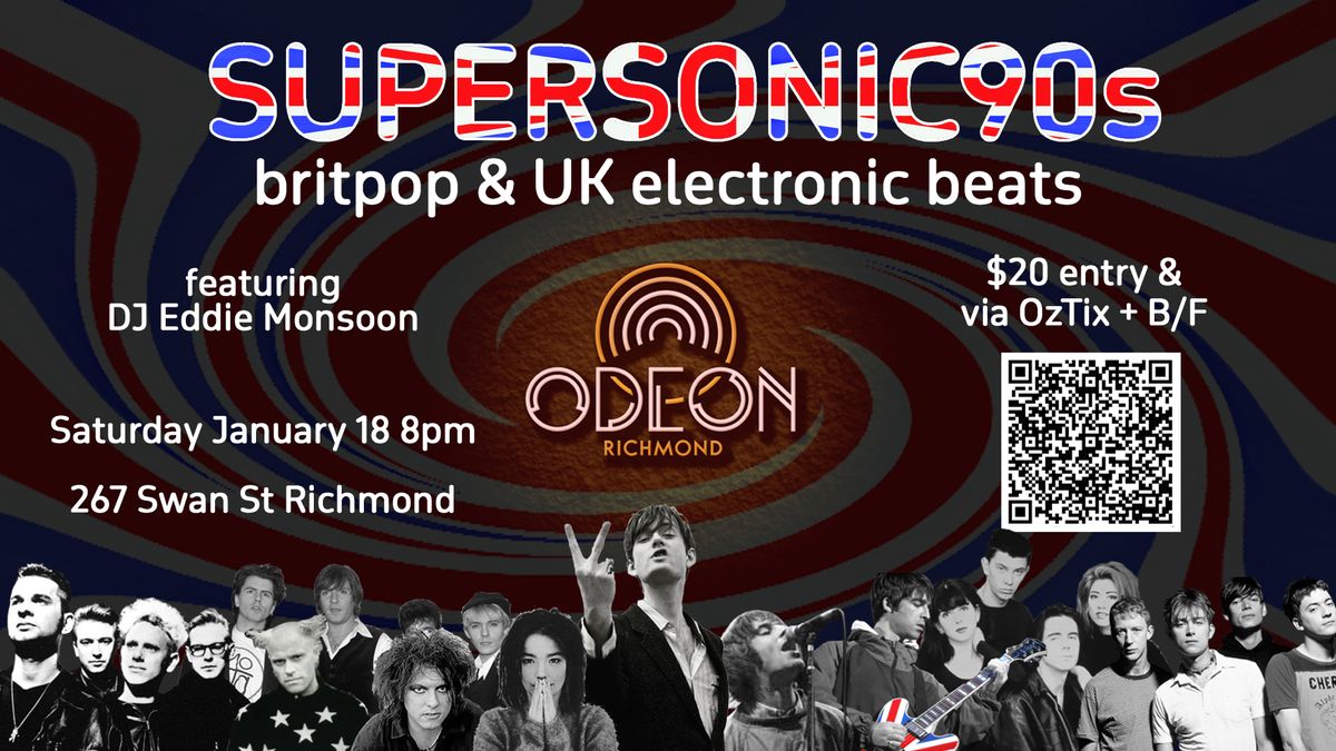 Supersonic90s Britpop + UK Electronic Beats