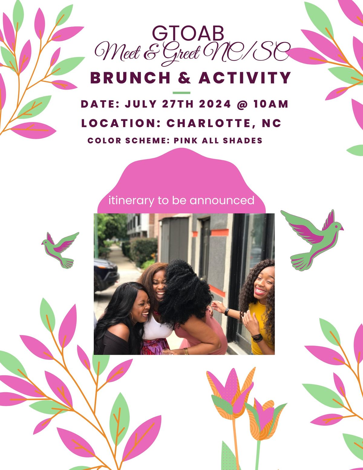 GTOAB NC\/SC-Pink Brunch