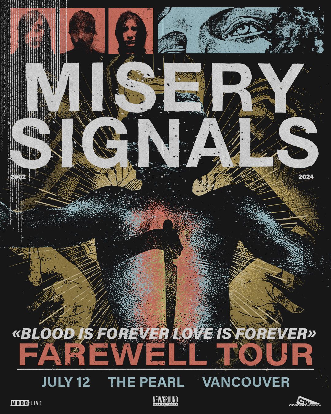 Misery Signals - Blood is Forever, Love is Forever Farewell Tour - Vancouver