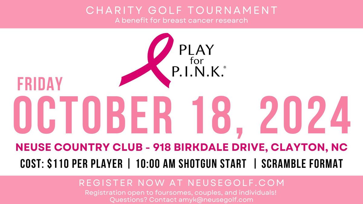 Play for P.I.N.K. Charity Tournament