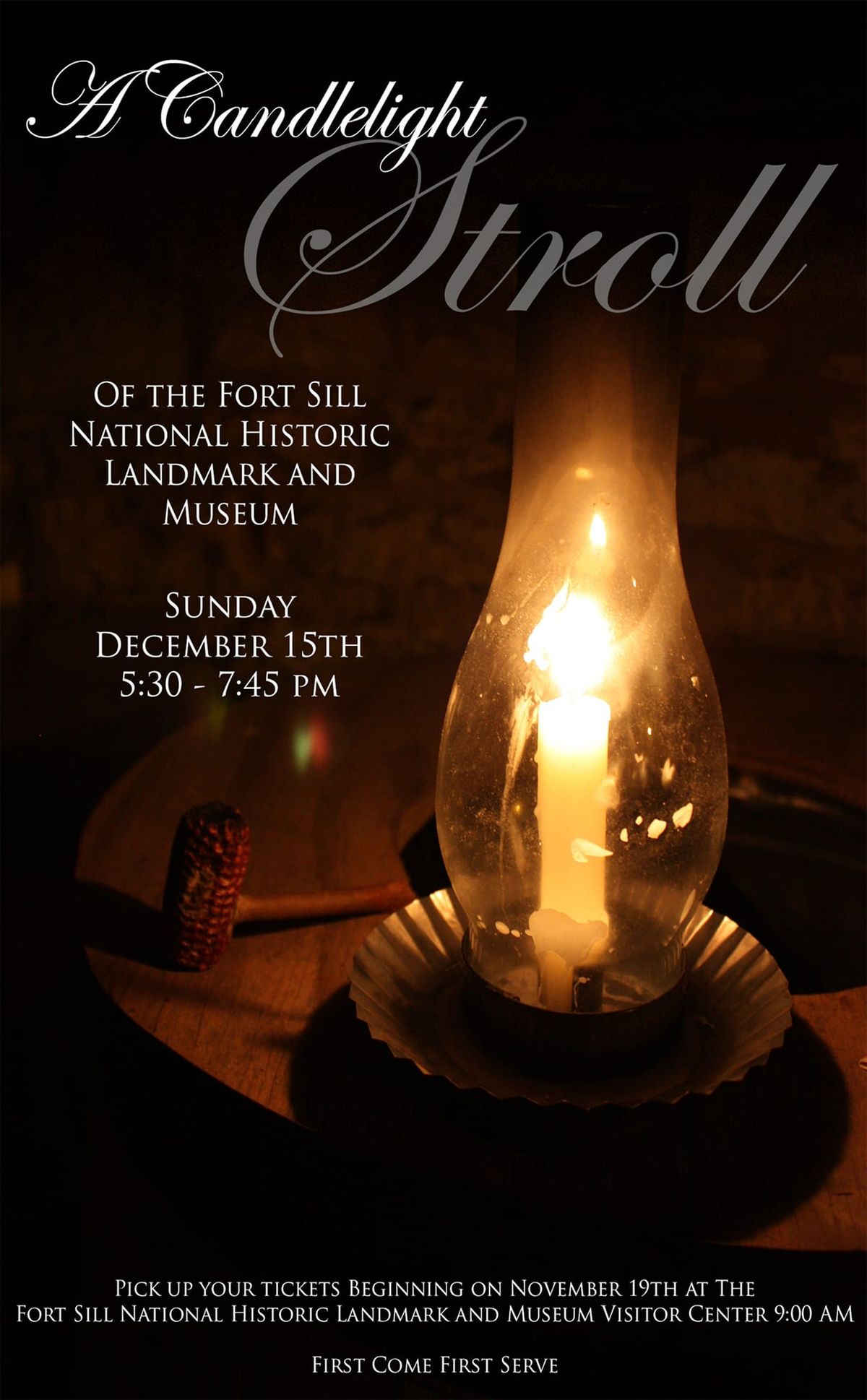 Fort Sill National Historic Landmark and Museum's Annual Candlelight Stroll 