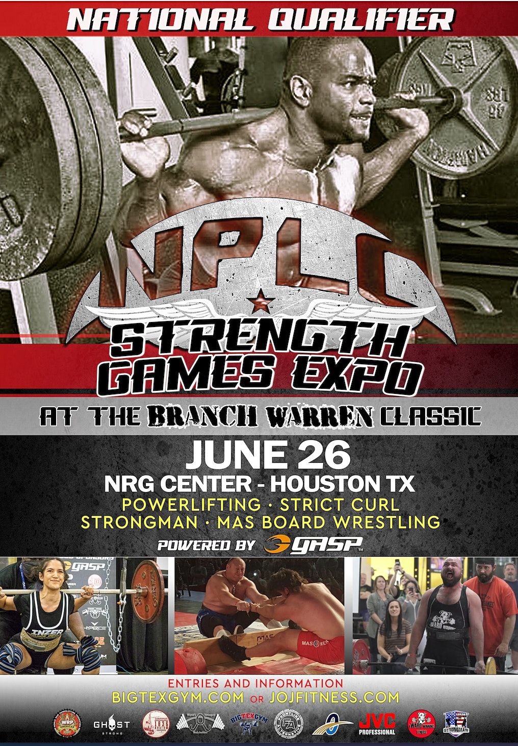 WRPF Presents: Strength Games Expo Powerlifting @ Branch Warren Classic