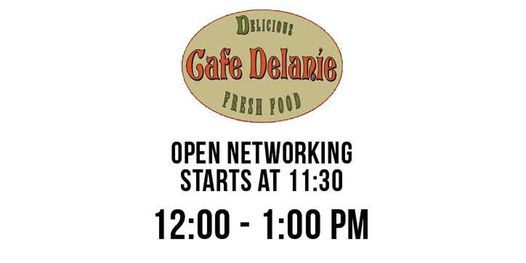 Professional Business Networking in East Tampa  at Cafe Delanie