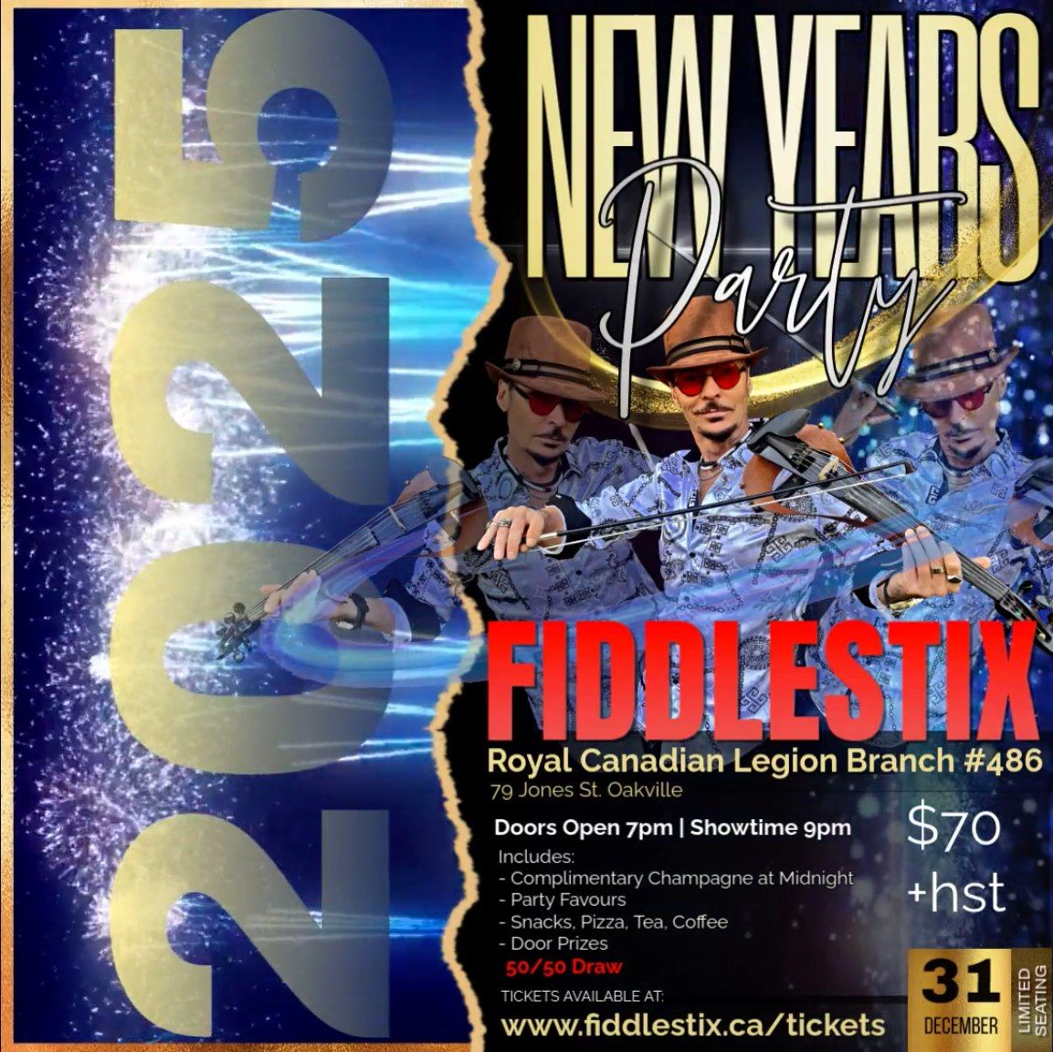 New Years Eve Dance with Fiddlestix