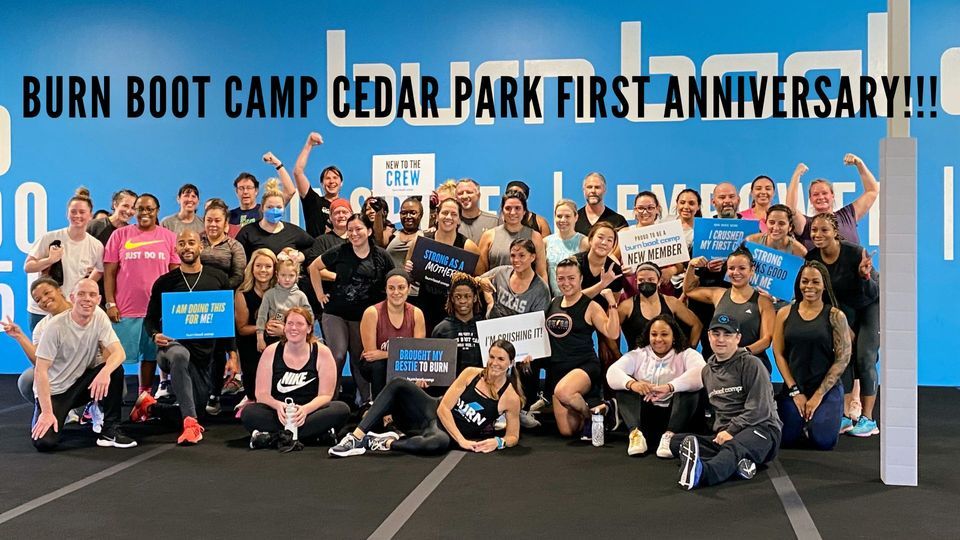 Burn Boot Camp Cedar Park 1 Year Burn-A-Versary!!!