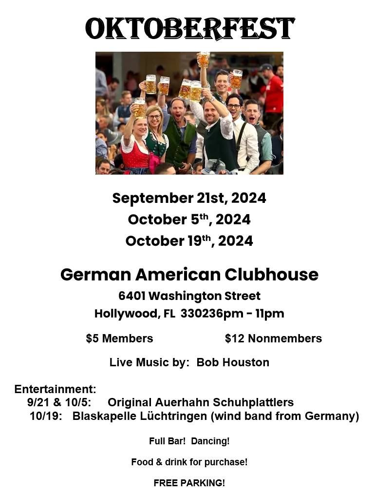 Oktoberfest at the German American Society Hollywood