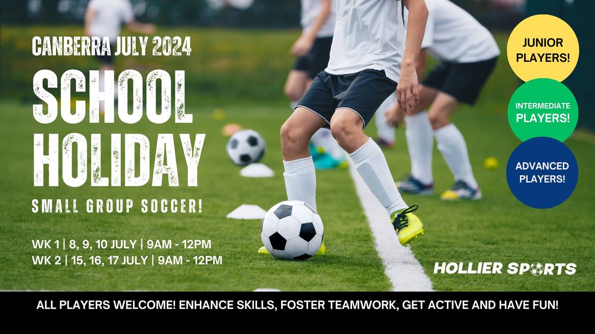 Canberra School Holiday Soccer 
