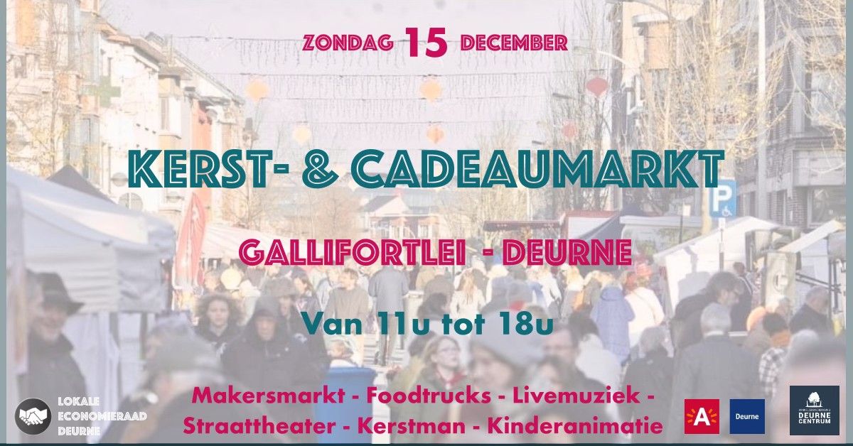 \ud83c\udf85 KERST- & CADEAUMARKT - Gallifortlei Deurne 