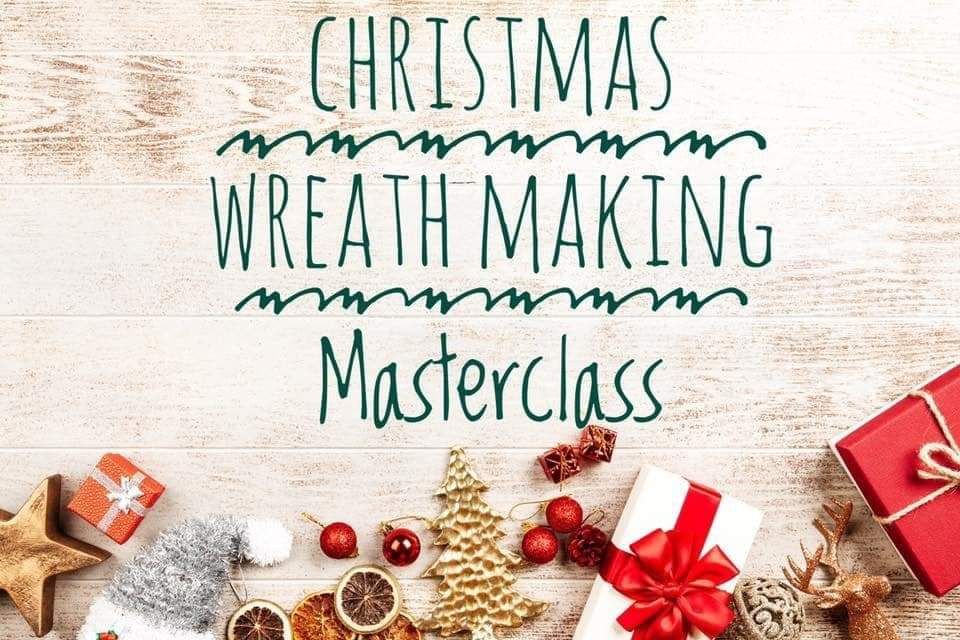 Christmas wreath making workshops 