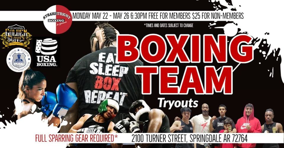 Straightright Boxing Team Tryouts 2023-2024