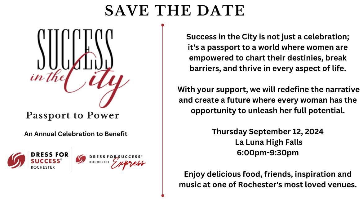 Success in the City Celebration: Passport to Power! 
