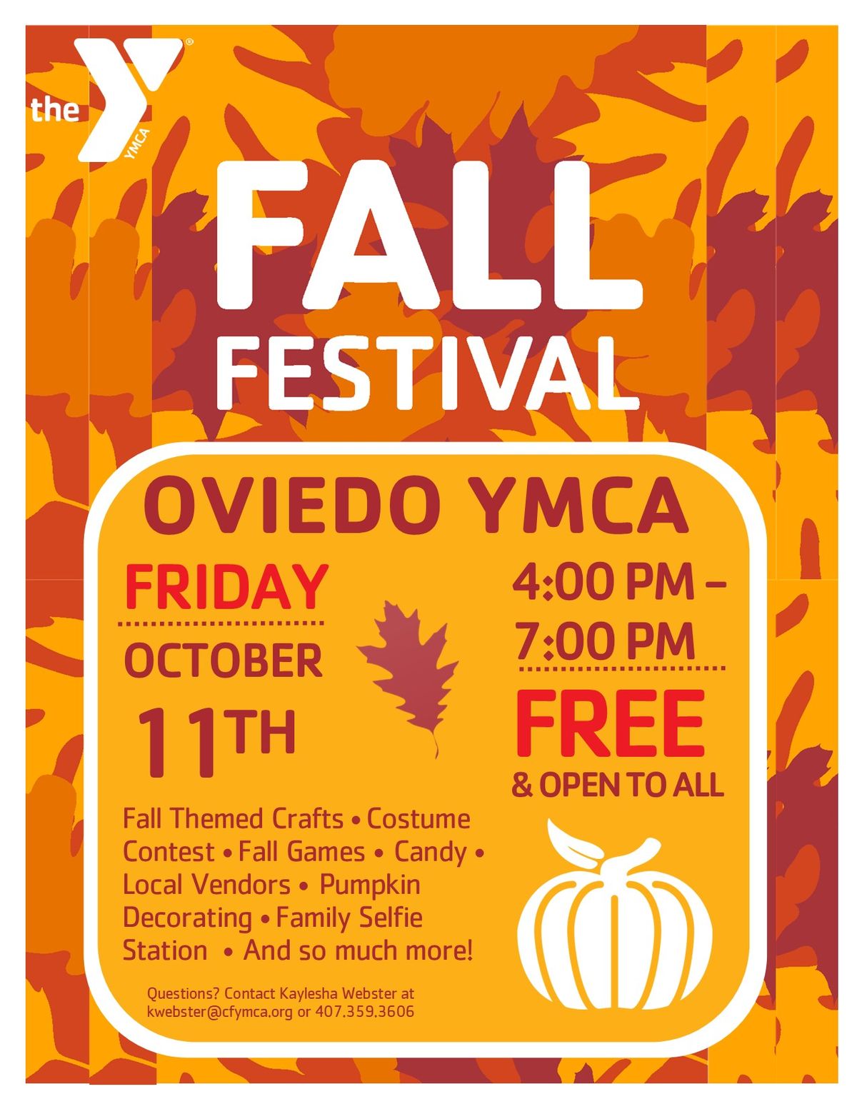 Oviedo YMCA Fall Festival