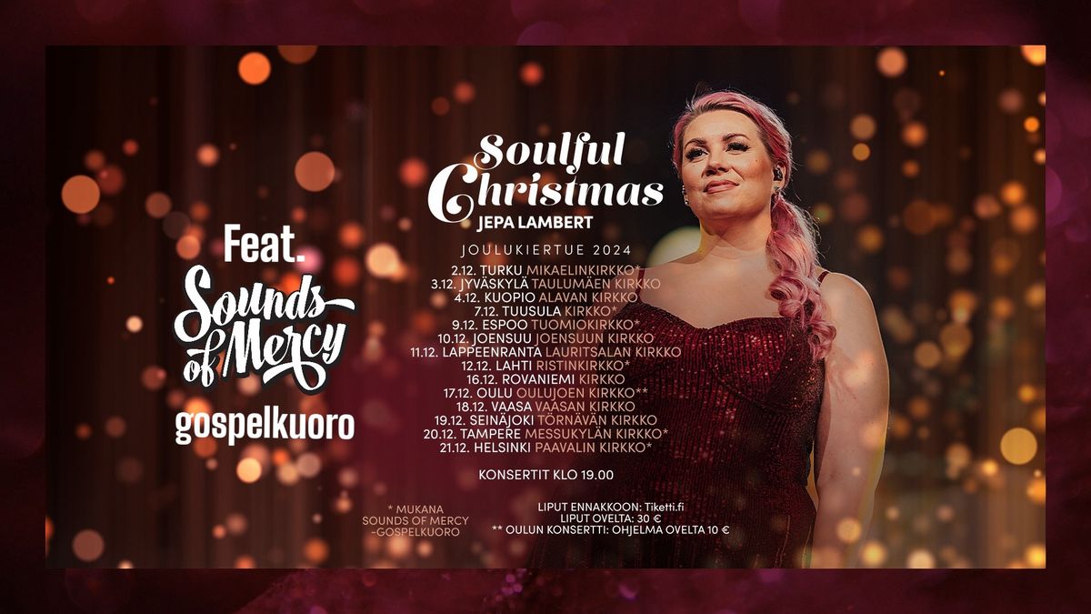 Jepa Lambert - Soulful Christmas @ Turku