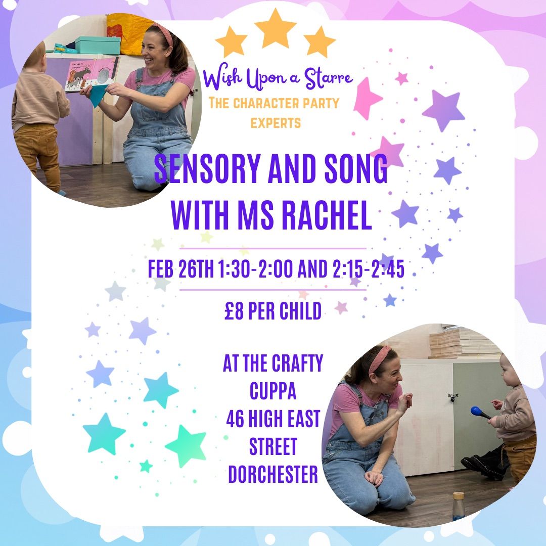 Sensory and Songs with our Ms Rachel Entertainer 