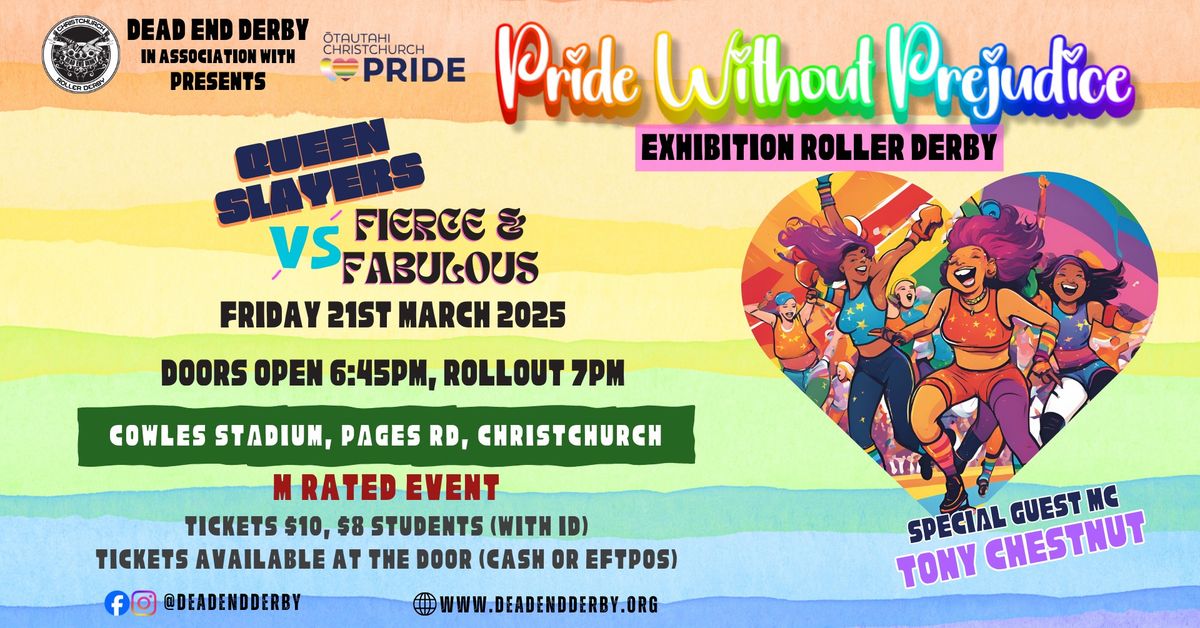 Dead End Derby presents: 'Pride Without Prejudice' Pride Month Exhibition Roller Derby