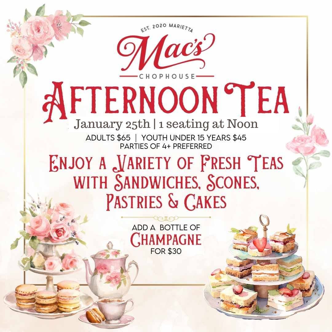 January High Tea at Mac's 