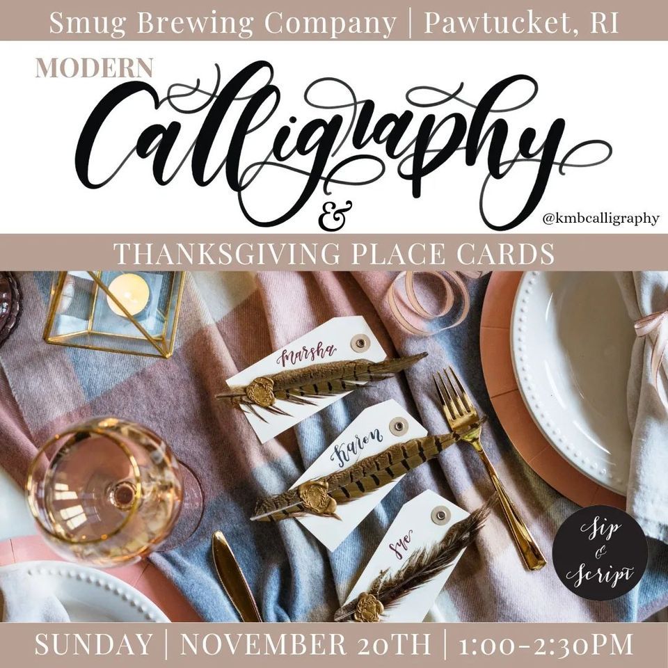 Sip and Script!, Smug Brewing Company, Pawtucket, 20 November 2022