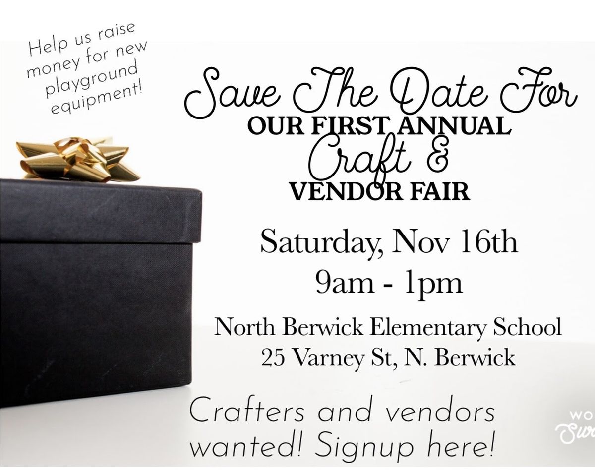 1st Annual Craft\/Vendor Fair